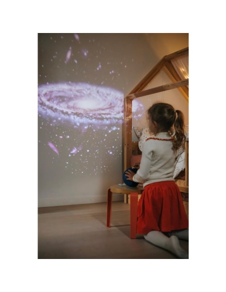 Kidystar planétarium Hd avec 6 disques rotatifs bleu - Kidywolf