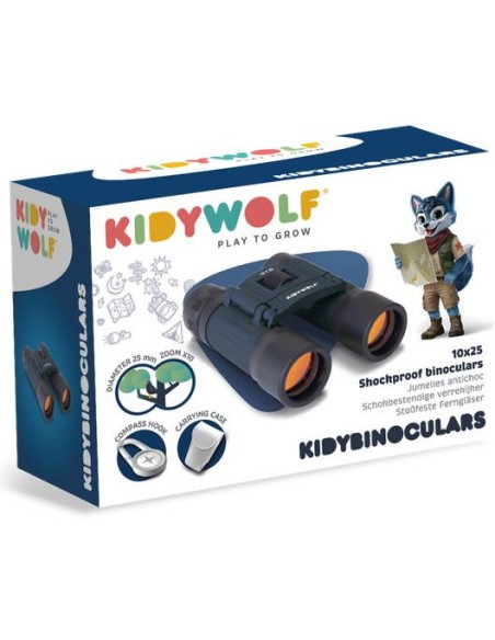 Kidybinoculars jumelles 10*25 Bleu - Kidywolf