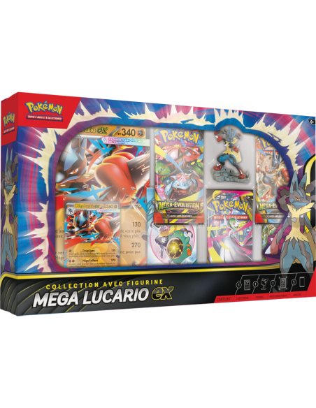 Coffret premium Figurine Méga Lucario - Pokémon