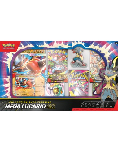 Coffret premium Figurine Méga Lucario - Pokémon