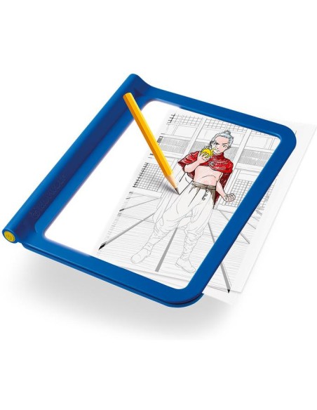 Draw-Pro Tablette lumineuse nomade bleu Manga - Nespart