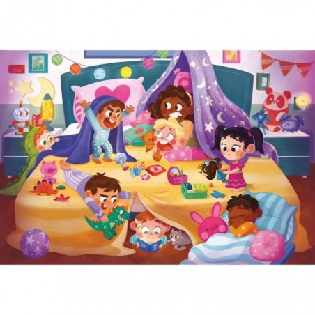 Puzzle 24 pièces Maxi - Soirée Pyjama - Clementoni