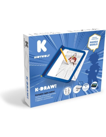 Draw-Pro Tablette lumineuse nomade bleu Manga - Nespart