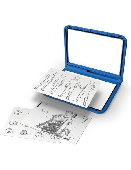Draw-Pro Tablette lumineuse nomade bleu Manga - Nespart