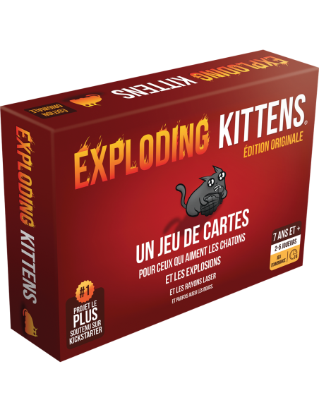 Exploding Kittens - Jeu de société - Exploding Kittens - Asmodee