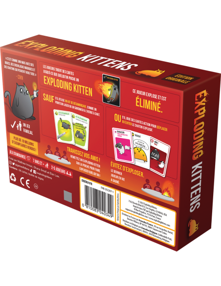 Exploding Kittens - Jeu de société - Exploding Kittens - Asmodee