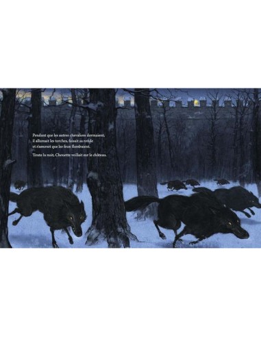 Livre Chevalier Chouette et petite oiselle - L'école des loisirs - Moulin Roty