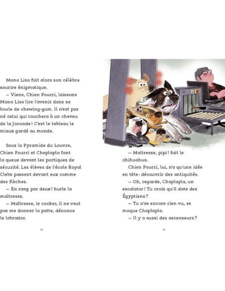 Livre Chien Pourri au musée - L'école des loisirs - Moulin Roty