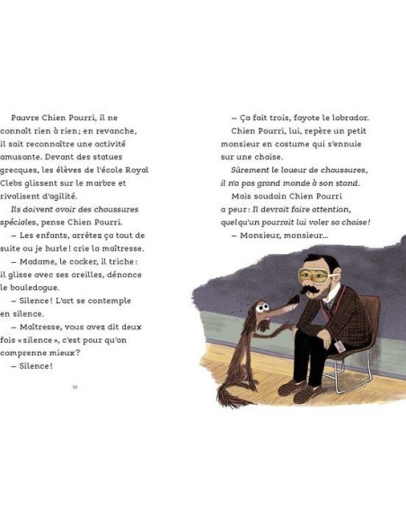 Livre Chien Pourri au musée - L'école des loisirs - Moulin Roty