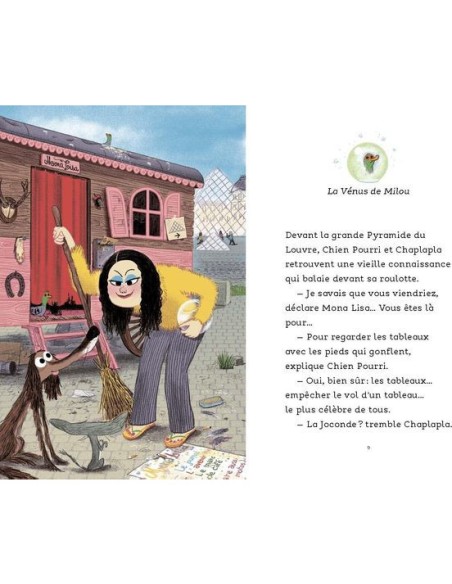 Livre Chien Pourri au musée - L'école des loisirs - Moulin Roty