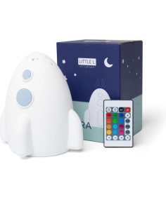 Veilleuse fusée projecteur d'étoiles - Little L