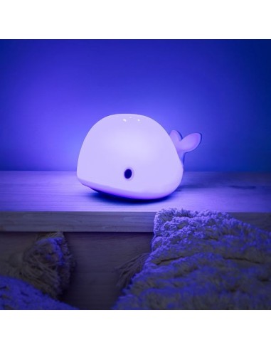 Veilleuse baleine bleue projecteur d'étoiles - Little L