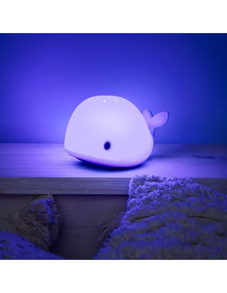 Veilleuse baleine bleue projecteur d'étoiles - Little L