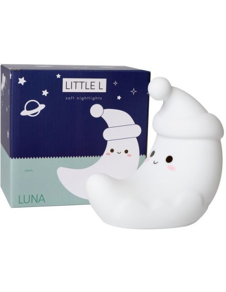 Veilleuse lune Luna avec télécommande - Little L