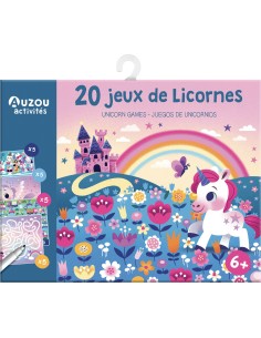 Ma pochette de 20 jeux licornes - Auzou