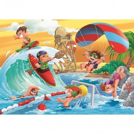 Puzzle 2x 20 pièces - Sports d'été - Clementoni