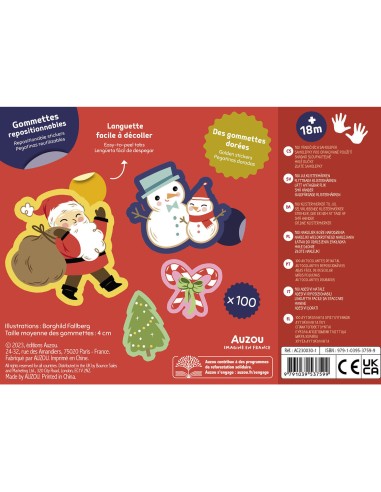 100 gommettes - Noël - Auzou