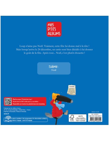 Le loup qui n'aimait pas noël - Auzou