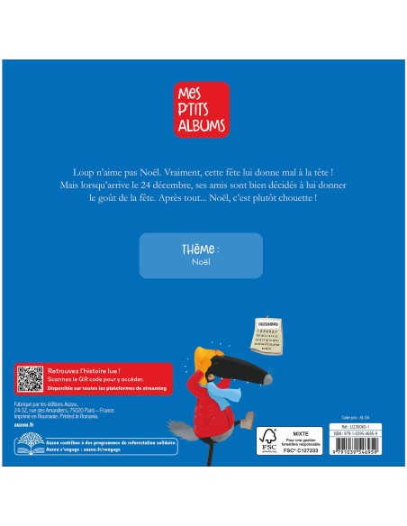 Le loup qui n'aimait pas noël - Auzou