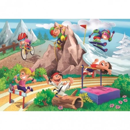 Puzzle 2x 20 pièces - Sports d'été - Clementoni