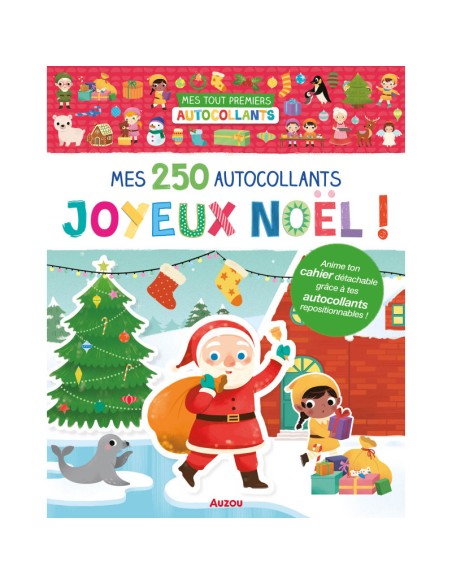Mes 250 Autocollants - Joyeux Noel - Auzou