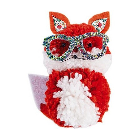 Kit créatif "Pompons 3 Petits Animaux"