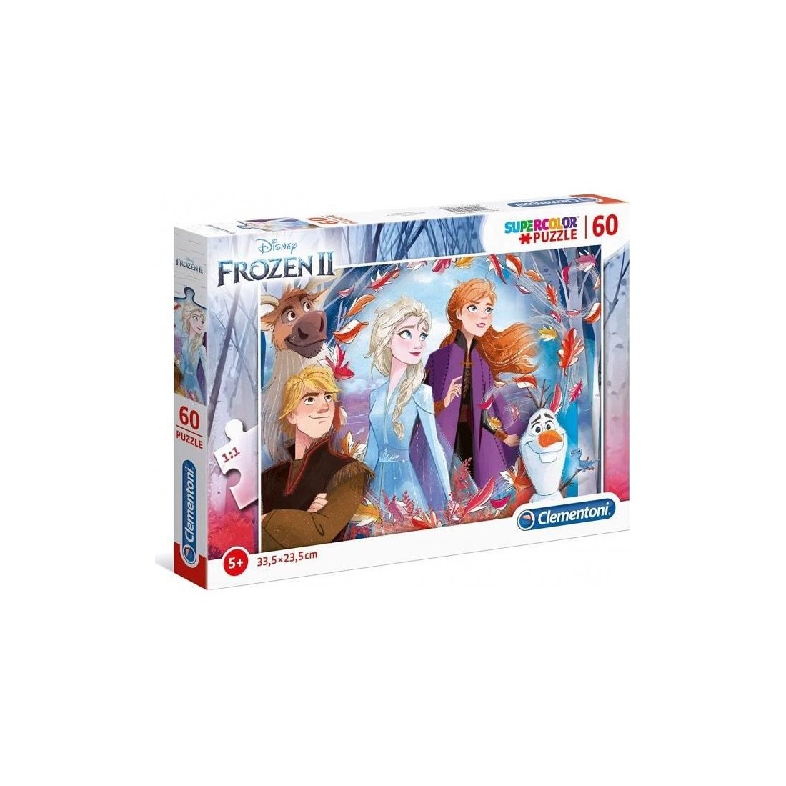 4 Puzzles - La Reine des Neiges 2 (2x20, 2x60 Pièces) Clementoni-21307 20  pièces Puzzles - Autres Disney - /Planet'Puzzles