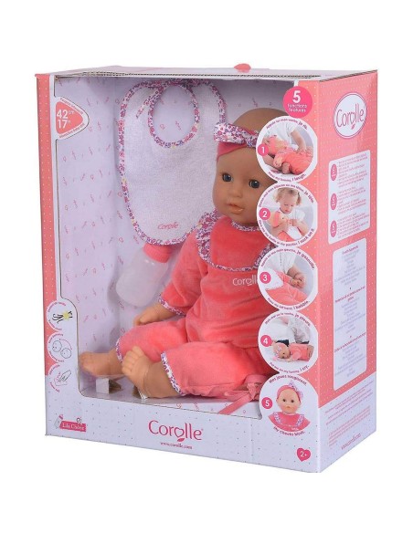 Mon grand poupon : grand poupon interactif 42 cm : Lila chérie - Corolle