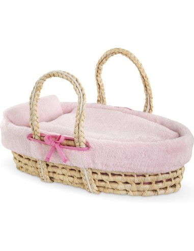 Ensemble couffin peluche rose - Accessoire poupée - Corolle