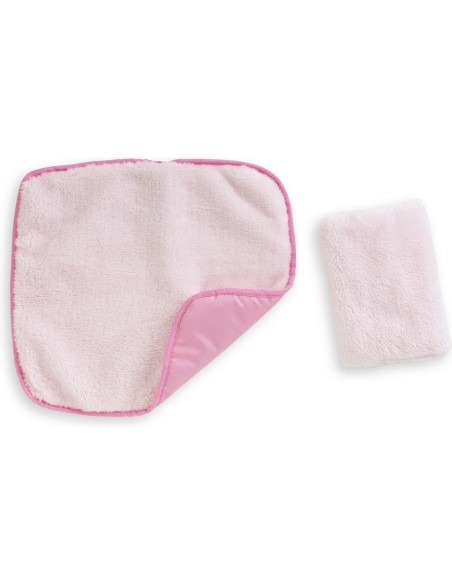 Ensemble couffin peluche rose - Accessoire poupée - Corolle