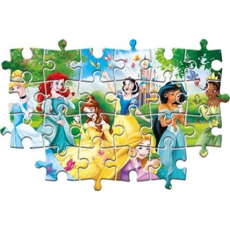 Puzzle maxi format 60 pièces - Princesses Disney - Clementoni