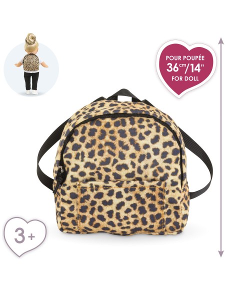 Accessoire pour poupée ma 36 cm : sac à dos léopard - Corolle
