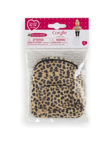 Accessoire pour poupée ma 36 cm : sac à dos léopard - Corolle