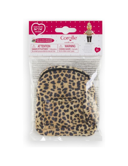 Accessoire pour poupée ma 36 cm : sac à dos léopard - Corolle