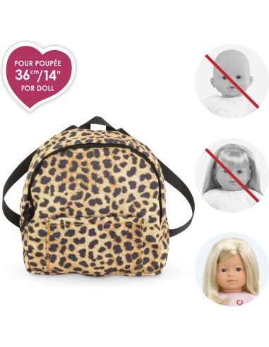 Accessoire pour poupée ma 36 cm : sac à dos léopard - Corolle
