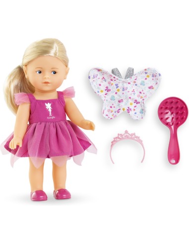 Coffret mini poupée 20 cm et accessoires : rosy fée - Corolle