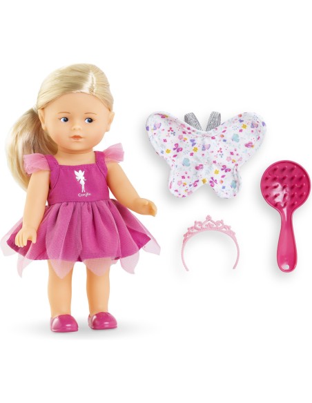 Coffret mini poupée 20 cm et accessoires : rosy fée - Corolle
