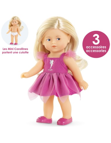 Coffret mini poupée 20 cm et accessoires : rosy fée - Corolle