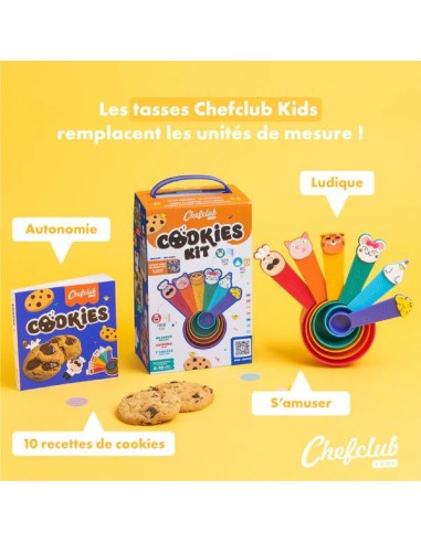 Kit Cookies avec tasses - Atelier cuisine pour enfants - Chefclub Kids