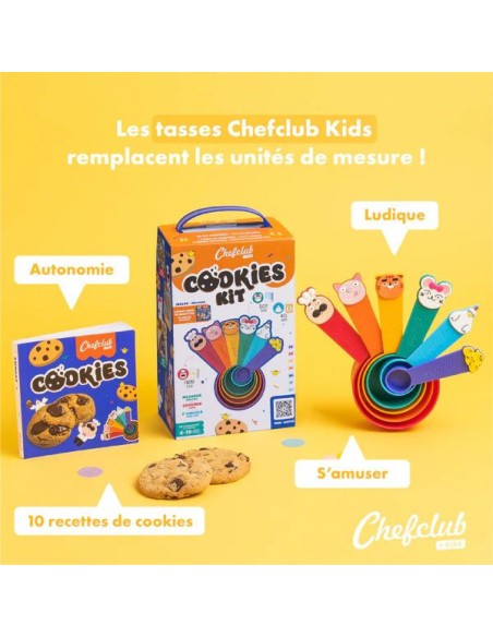 Kit Cookies avec tasses - Atelier cuisine pour enfants - Chefclub Kids