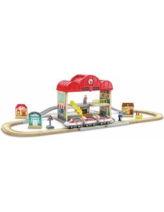 Coffret circuit de train portable - Hape