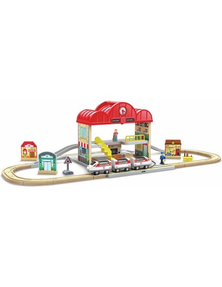 Coffret circuit de train portable - Hape