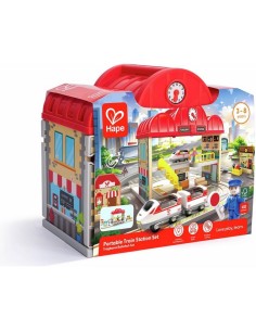 Coffret circuit de train portable - Hape 2