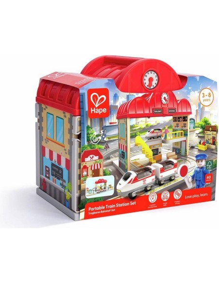 Coffret circuit de train portable - Hape
