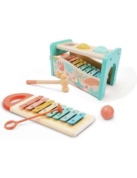 Banc à marteler avec xylophone en bois - Hape