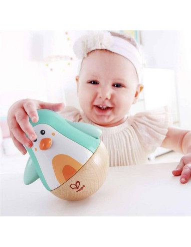 Pingouin culbuto Turquoise - Hape