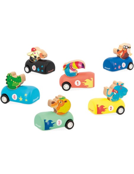 Applepop - Voitures a Friction - Janod