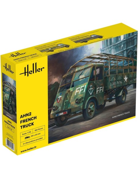 Maquette Véhicule Militaire : AHN2 - Camion Français - Heller 30324