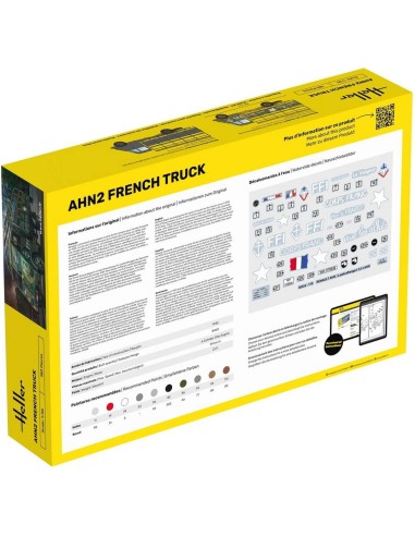 Maquette Véhicule Militaire : AHN2 - Camion Français - Heller 30324
