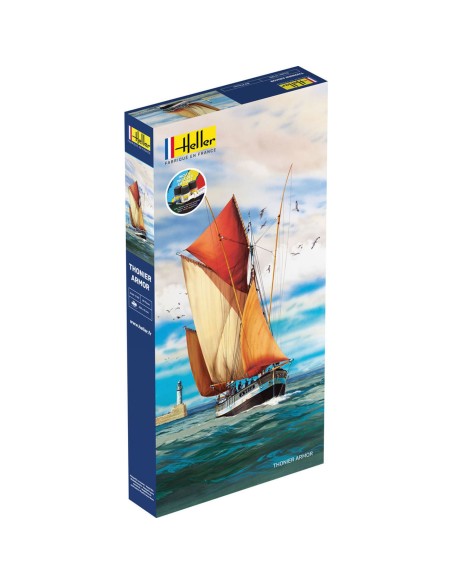 Maquette bateau - Kit de démarrage - Thonier Armor 1:125 - Starter Kit - Heller 56609